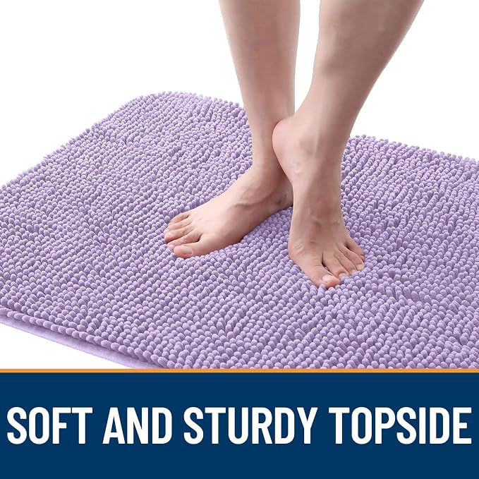 OLANLY Dog Door Mat for Muddy Paws 47x24, Super Absorbent Chenille Mud Mat | - Image 4