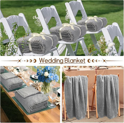 4 Pack Fleece Throw Blankets 50x60 Inches - Image 6