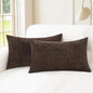 CaliTime Decorative Couch Throw Pillow Covers 26 X 16 Inches Coffee | Pack of 2 by CaliTime