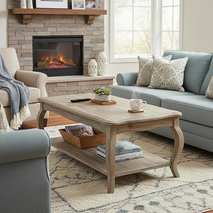 Alaterre Furniture Austerity 42-Inch Rustic Coffee Table - Image 7