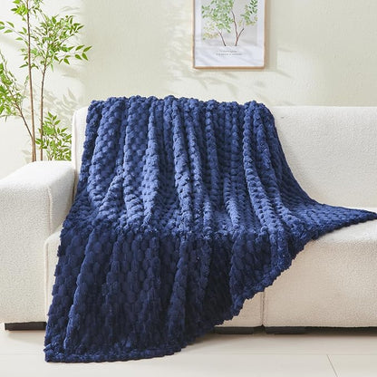NEWCOSPLAY Fleece Clouds Cozy Twin Blanket - Image 7