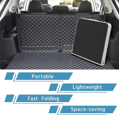 Folding Camping Table with Storage Compartment Aluminum Lightweight Camp - Image 6