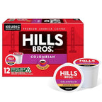 Hills Bros. Colombian Blend Keurig K-Cup Pods for Keurig Brewers – Medium Roast Premium Arabica Blend, Kosher – 1 Pack of 12 Single Serve Pods