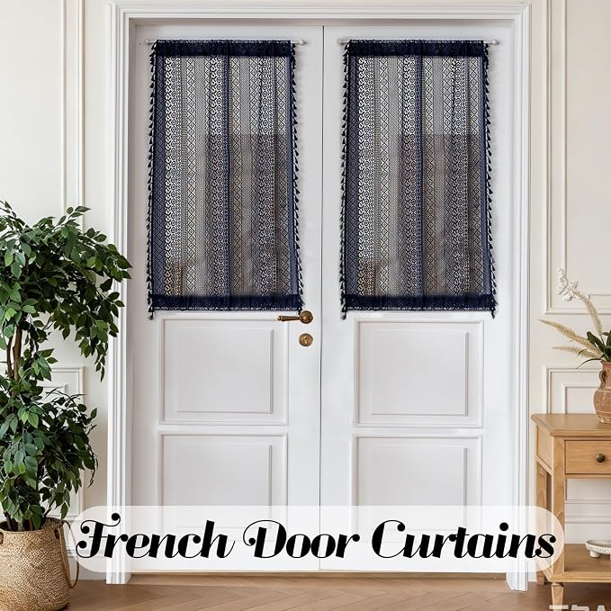 Sutuo Home French Door Curtains Set of 2 - Image 6