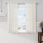 Cream Cafe Curtains 54 Inch Length by Nanspring