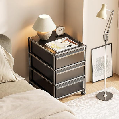 Modern Storage Cabinet Sideboard Versatile Free-Standing Organizer Cabinets - Image 2