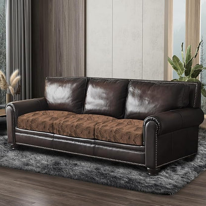 ANARACHON Leather Look Couch Cushion Covers Sofa Seat Slipcovers Sets Couches - Image 8