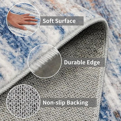 3x17 Washable Runner Rug for Hallway: Extra Long Runners for Entryway Living - Image 4
