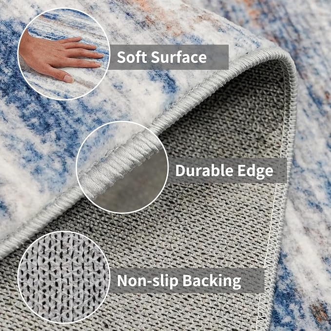 3x18 Washable Hallway Runner Rug: Extra Long Runners - Image 4