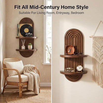 Boho Shelves Bohemian Decorative Wall Shelves Boho Chic Wall Decor - Image 5