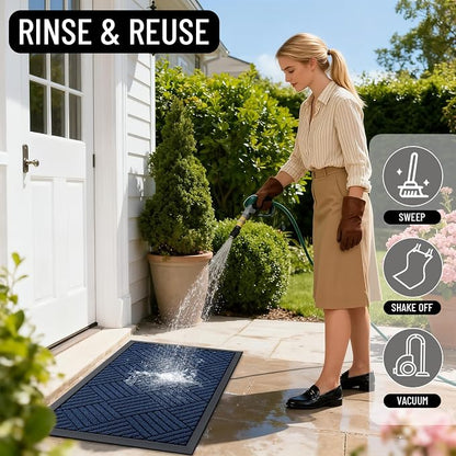 OLANLY Front Door Mat Outside Entrance 71x23, Waterproof Heavy-Duty Doormat | - Image 8