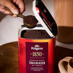 Folgers 1850 Trailblazer Medium-Dark Roast Ground Coffee, 12 Ounce (Pack of 6)
