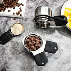Magnetic Measuring Cups Set 8 Stainless Steel Stackable Nesting Measuring Cups for Measuring Dry and Liquid Ingredients