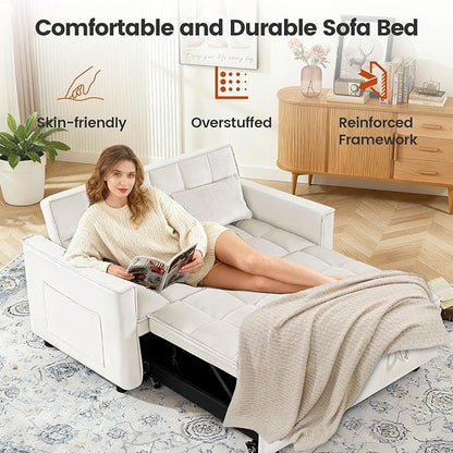3 in 1 Convertible Sofa Bed, Loveseat Sleeper Sofa - Image 5