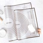 CHEFMADE Silicone Baking Mat, 36" x 24" Extra Thick Large Non-Stick Sheet Mat with Measurement | Non-Slip Reusable Food Grade Flexible Dishwasher Safe｜Making,Cookies,Macarons,Bread,Pastry and Pizza