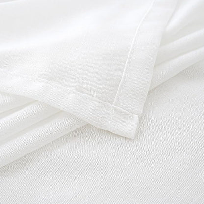 BGment White Linen Curtains 54 Inch Length - Image 8