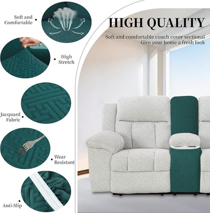 100% Waterproof Sectional Recliner Couch Covers - Image 4