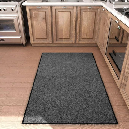 Area Rug with Non Slip Rubber Backing, Washable Soft Floor Carpet by AREDO