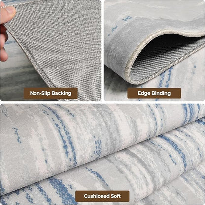 8x10 Washable Area Rug for Living Room, Dining Room, Playroom | Ultra Soft - Image 3