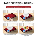 EILISON Smart Kitchen Food Scale with Bluetooth App, High-Precision Digital Food Scale for Baking, Cooking & Diet, 24 Nutrients with Macro Keto Calorie Cooking, Grams, 5g-8000g Capacity (Red)