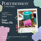 Portmeirion Sara Miller Chelsea 12oz Tea Cup, Pink - Fine China Coffee Mug with Hummingbirds Motif - Elegant Tea Party Cup for Afternoon Tea Moments - Great Gift for Her/Mother