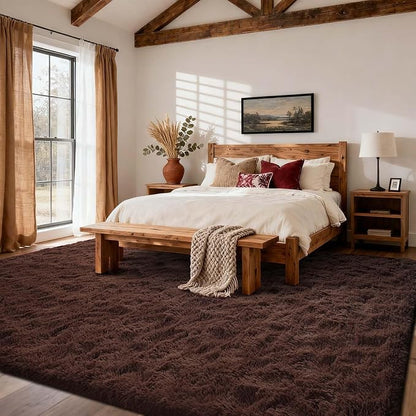 9x12 Ft Extra Large Shag Rugs for Living Room, Ultra Soft Fluffy Furry Area - Image 3