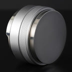 51mm Coffee Distributor and Tamper,Dual Head Coffee Leveler Fits for Delonghi 51mm Portafilter,Professional Espresso Hand Tamper.(Silver)