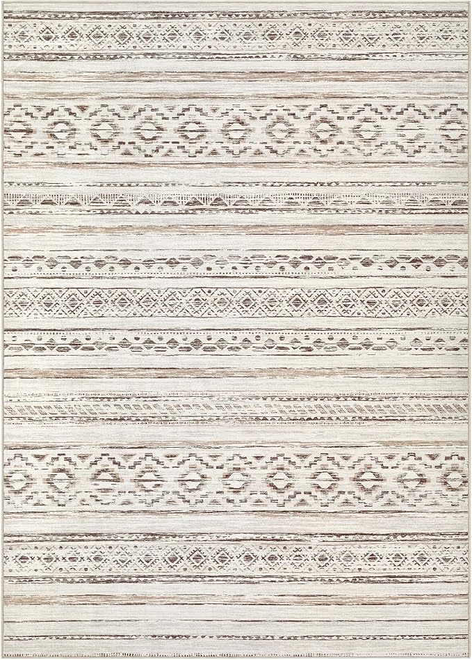 cotiled Boho 10x12 Area Rug for Living Room: Large Moroccan Washable Rug | - Image 10