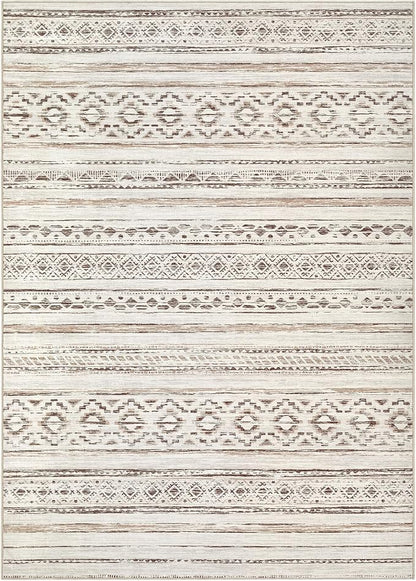 cotiled Boho 10x12 Area Rug for Living Room: Large Moroccan Washable Rug | - Image 10