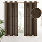 YoungsTex Brown Linen Curtains 45 Inches Length by YoungsTex