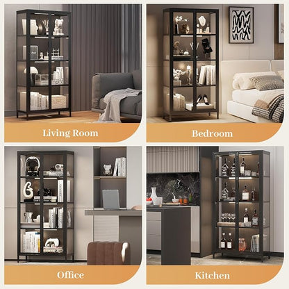 Eltean 63" H Display Cabinet - Image 8