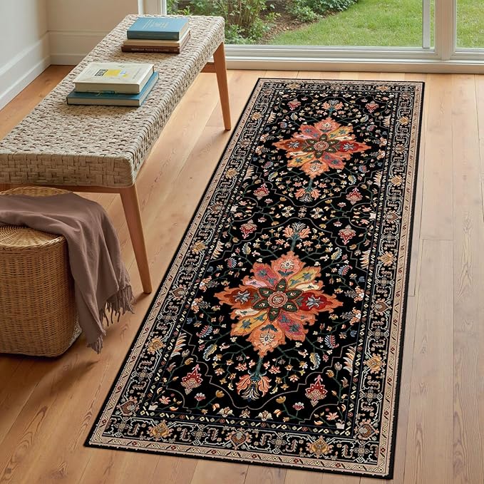 RELEANY Washable Area Rug, Runner 3'x6', Water Repellent, Pet Friendly - Image 3