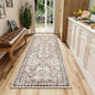Yamaziot 2x5 Washable Hallway Runner Rug Non Slip Floral Carpet, Stain Resistant by Yamaziot