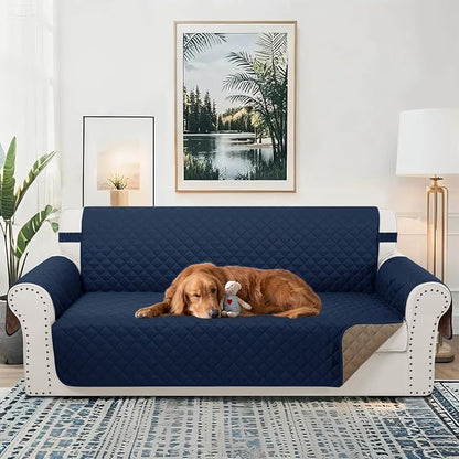 Reversible Couch Cover for 3 Cushion, Pet Friendly Water Repellent Couch Sofa - Image 2