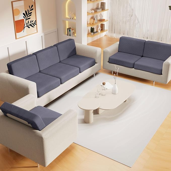 Waterproof Couch Cushion Covers, Washable Sofa Cushion Slipcovers, Thick - Image 2
