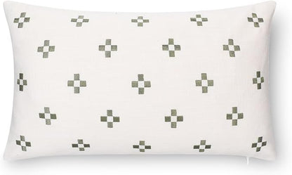 Crumbs Home Modern Farmhouse California Casual Indoor Outdoor Lumbar Pillow - Image 6