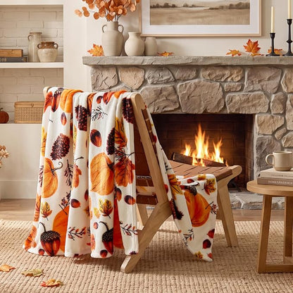 BEDELITE Fleece Blanket Soft Fall Throw - Image 2