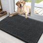 OLANLY Dog Door Mat for Muddy Paws 36x24, Super Absorbent Chenille Mud Mat | by OLANLY