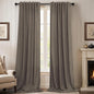 Chocolate Brown Curtains for Living Room 84 Inch Length 2 Panels Set Light by Pitalk