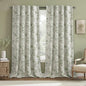 Sage Green Boho Floral 100% Blackout Curtains 96 Inch 2 Panels | Farmhouse by Unknown