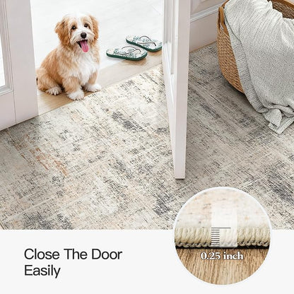 3x5 Area Rug for Entryway, Abstract Carpet for Bathroom Bedroom Tool Room - Image 6