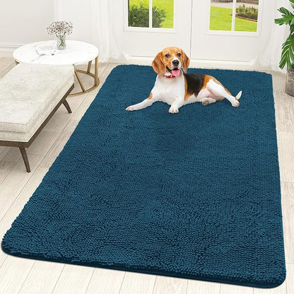 OLANLY Dog Door Mat for Muddy Paws 70x46, Super Absorbent Chenille Mud Mat | by OLANLY