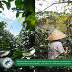 Conihat Whole Bean Coffee - 100% Vietnamese Premium Arabica, Dark Roast, Chocolate & Fruity Notes, Sweet Finish, Low Acid, Single Origin, Hand-Picked, 16 Oz Bag