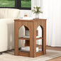 weselon End Table with 3-Tier Storage, Mid-Century Modern Side Table with by WelcometoFurnitureSalon
