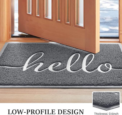 Door Mat Welcome Mat Floor Mat for Entryway, High Traffic Areas | Low Profile - Image 3