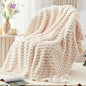 EXQ Home Fleece Throw Blanket for Couch and Bed, 3D Imitation Large Turtle by EXQHomeTexitleCoLtd
