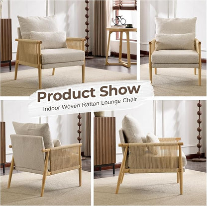 Karl home Cozy Chenille Accent Chair - Image 5