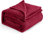 Flannel Fleece Luxury Blanket Red Queen Size Lightweight Cozy Plush Microfiber by Unknown