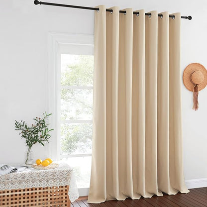 NICETOWN Room Darkening Extra Wide 102 inch Curtain, Grommet Thermal Curtain - Image 2