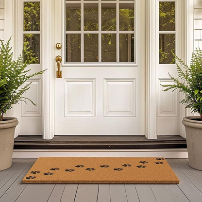 Barnyard Designs Natural Coco Coir Non-Slip Doormat | Heavy-Duty Welcome Mat - Image 2